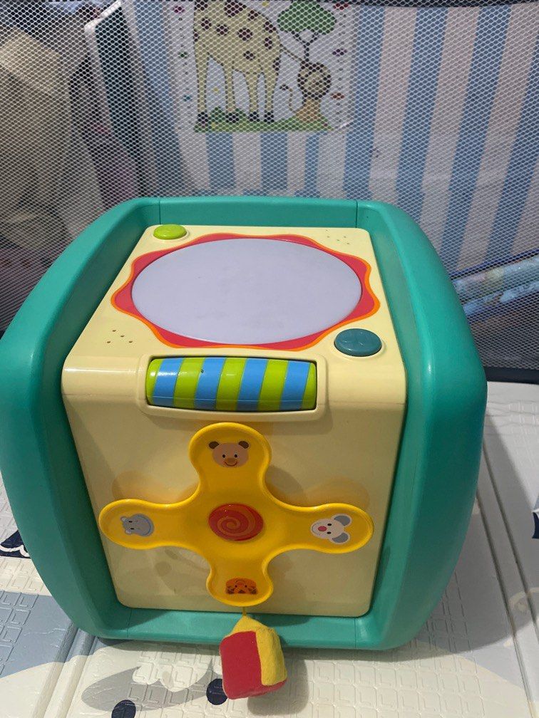 ELC activity cube box busy board baby, Bayi & Anak, Mainan & Baby ...