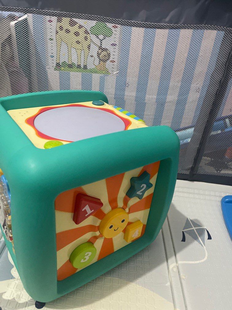 ELC activity cube box busy board baby, Bayi & Anak, Mainan & Baby ...