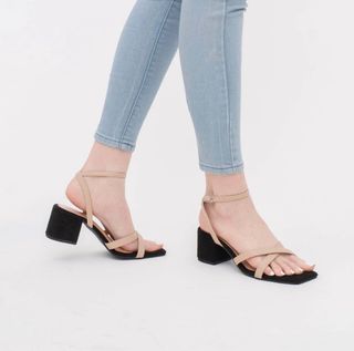EZRA SHOES Lindsay Women's Strappy Heeled Sandals - size 7