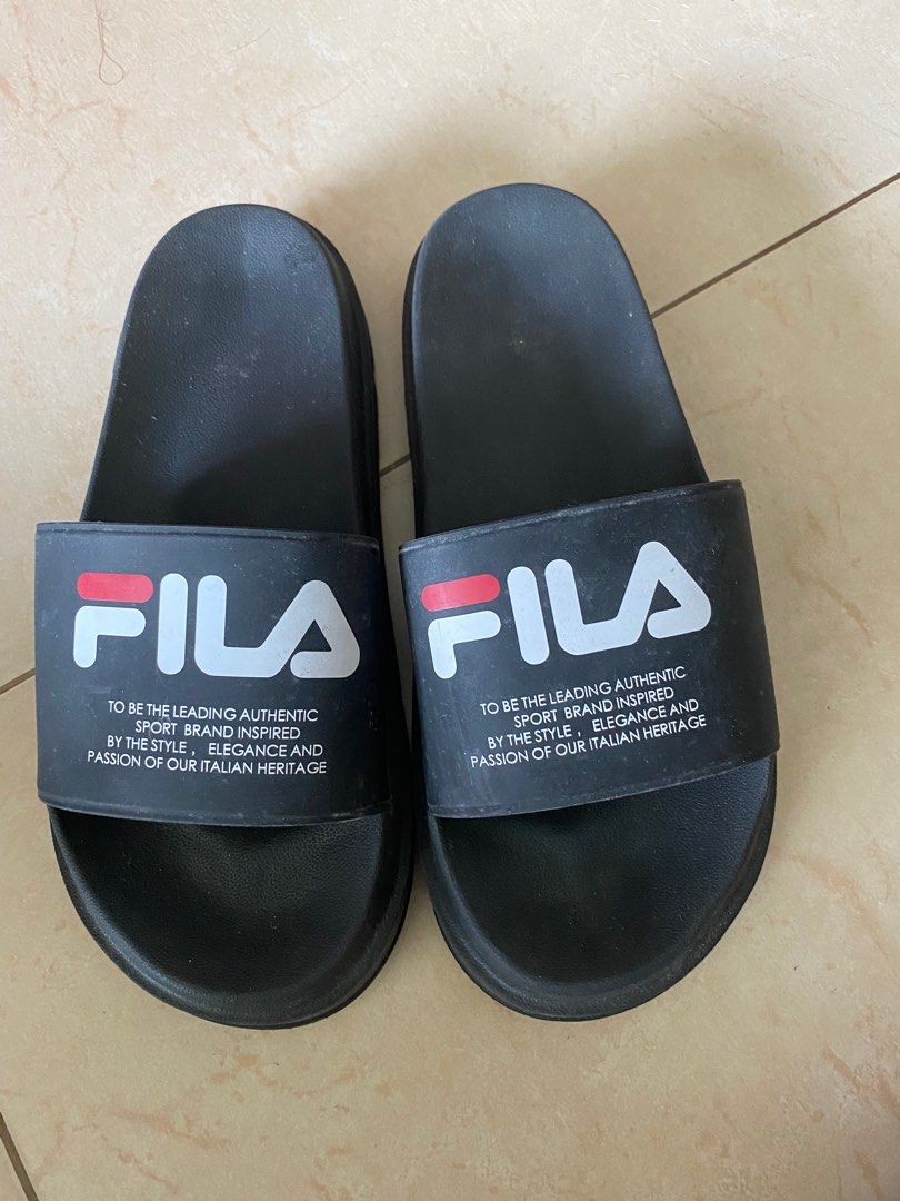 Fila slides size hot sale