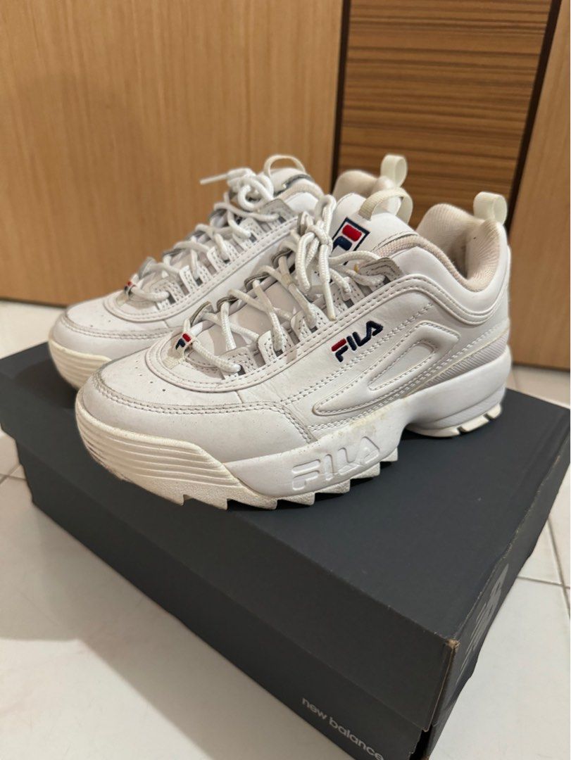 Fila White Chunky Shoes