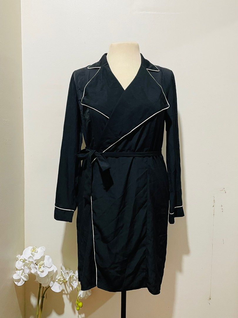 Trench coat dress forever 21 top