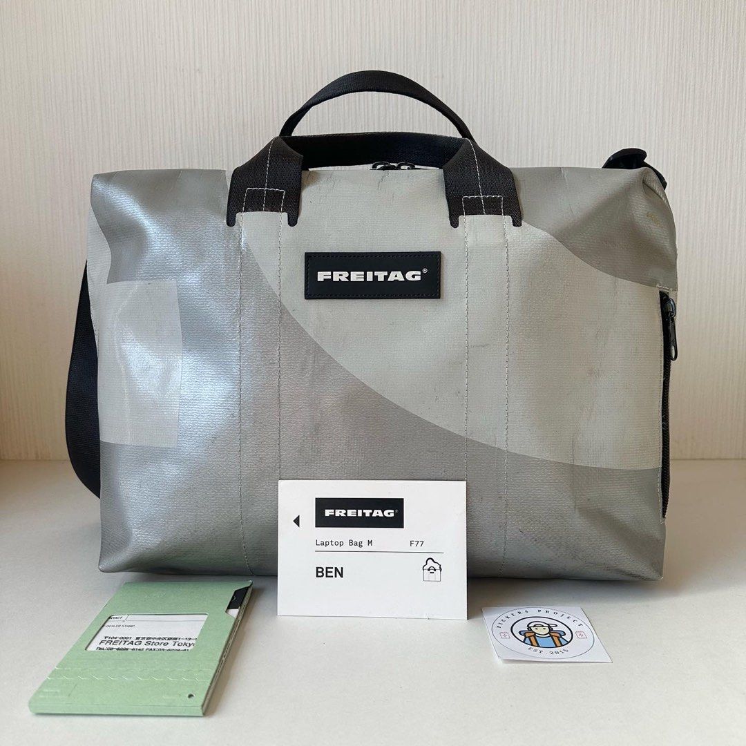 フライターグ F77 Ben 廃盤 ショルダーバッグ 青色&灰色 【公式通販