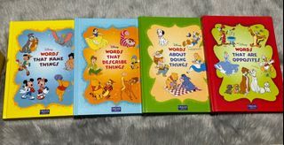 Sale 1st Week April only! Grolier Disney Books Set of 4 and discs