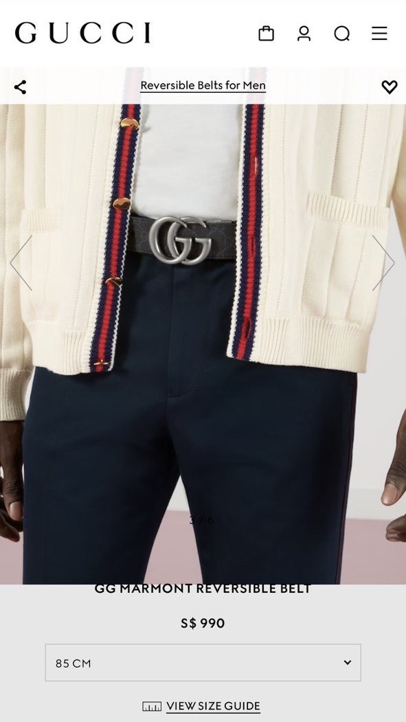 Gucci belt on man best sale