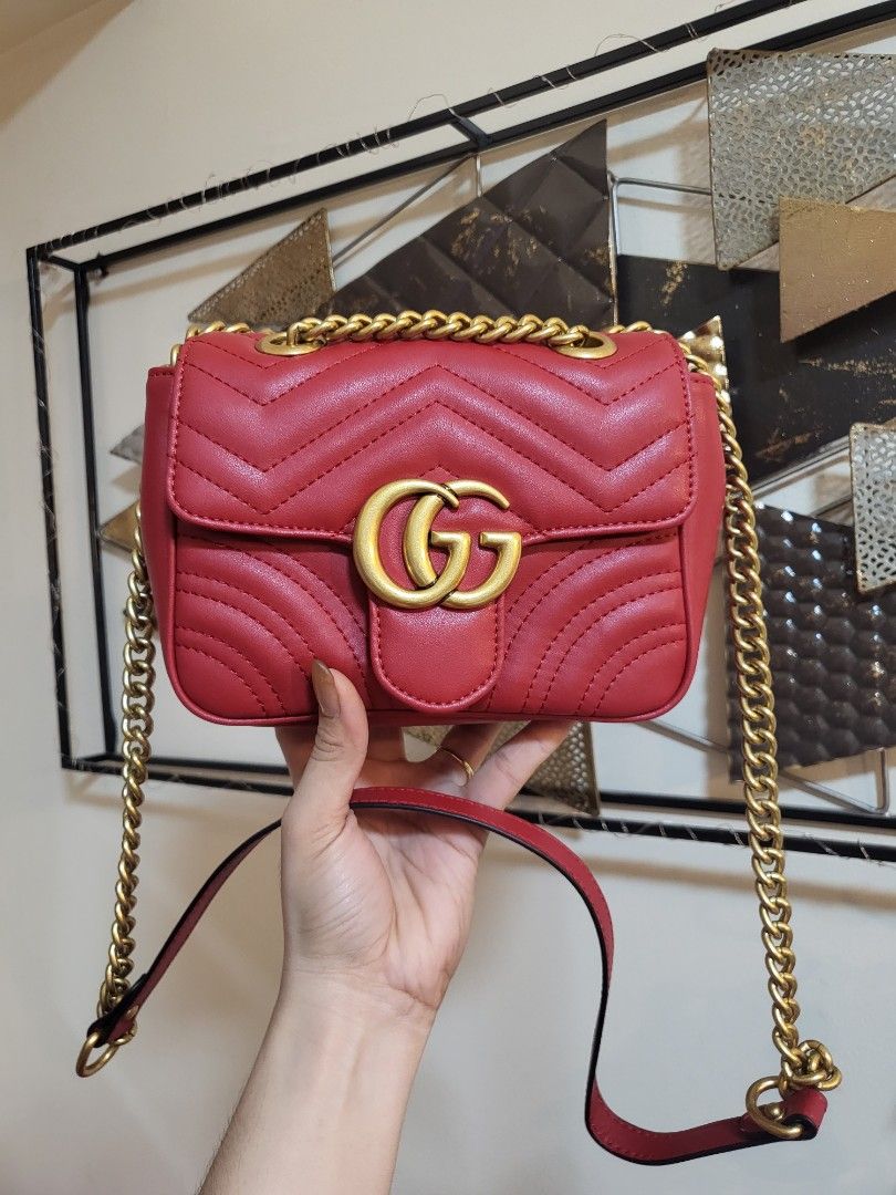 SALE GUCCI MARMONT SHOULDER BAG Luxury Bags Wallets on Carousell