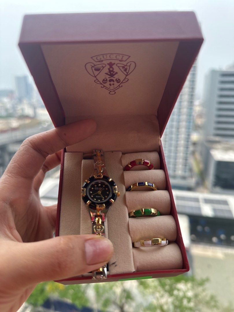 Gucci multicolor watch discount