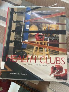 Health Clubs Architecture and Design [English Edition] Hensler Fogarty, Kate -Coffee Book Table USED