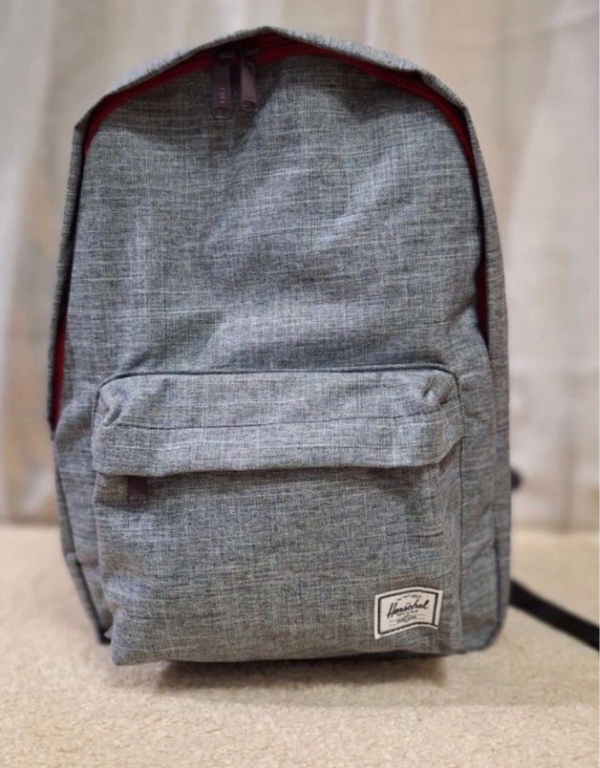 HERSCHEL MID CLASSIC GREY 18L BACKPACK Men s Fashion Bags Backpacks on Carousell