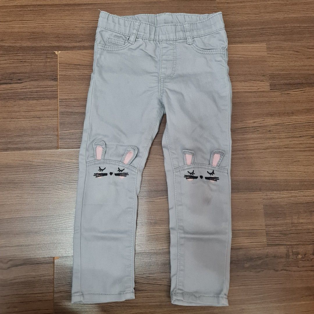 Treggings - Black/Rabbits - Kids