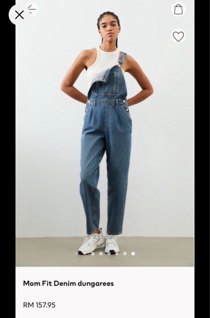 Mom fit dungarees shop