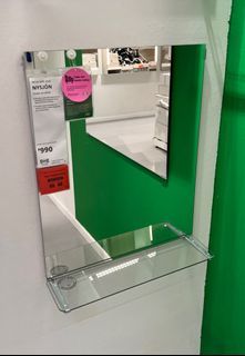 Ikea Mirror with Shelf