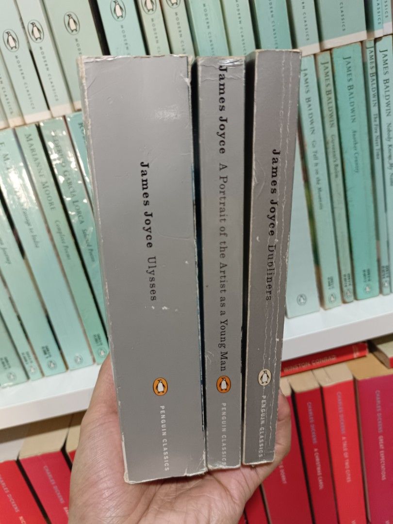 James Joyce Bundle (Penguin Modern Classics Edition) (Category: Storybooks) located in Manila. Submitted by shelfenjoyment (Listing ID 1292557417, Image 1). Description: .