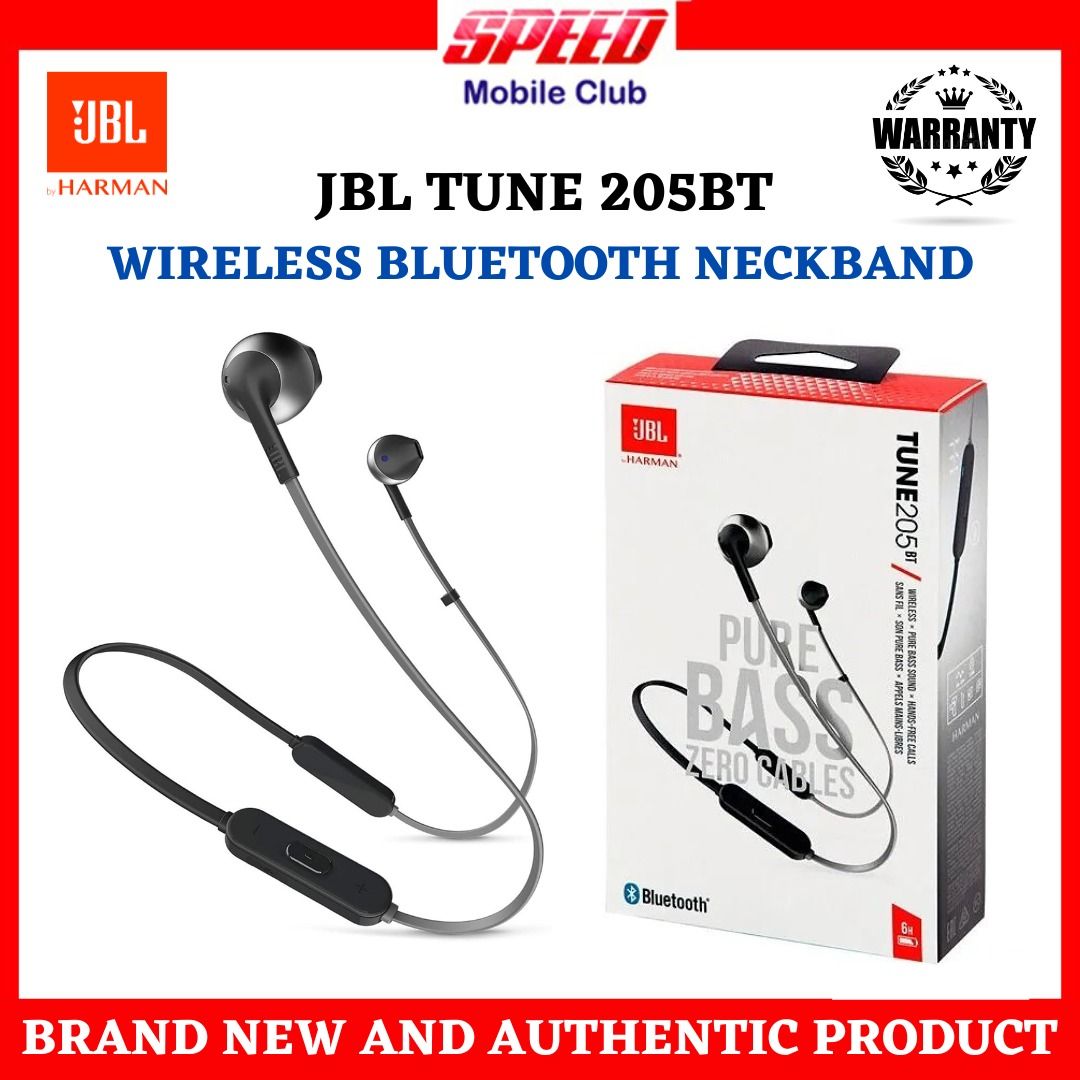 Jbl t205bt pure bass wireless earphones cheap
