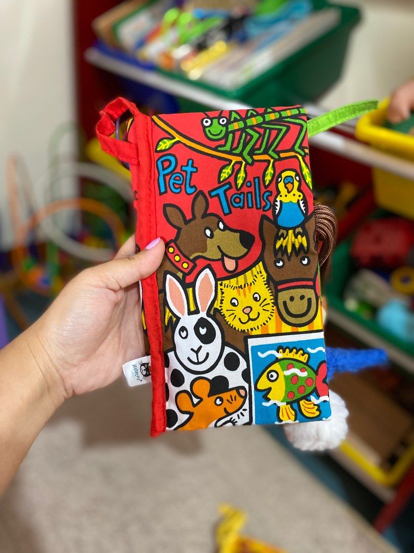 Jelly Cat Pet tails Cloth book (Category: Children's Books) located in Manila. Submitted by avalanchesonlineshopmainacount (Listing ID 1292470931, Image 1). Description: Sound is working bago bago.