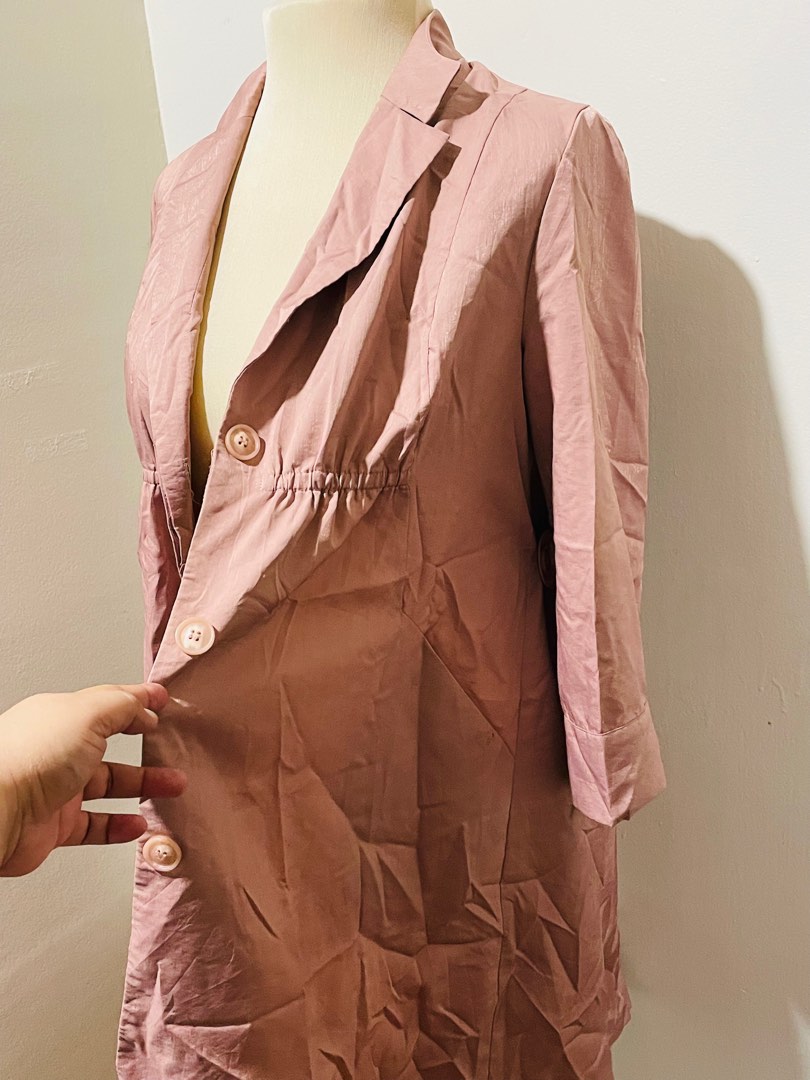 Cardigan style blazer clearance