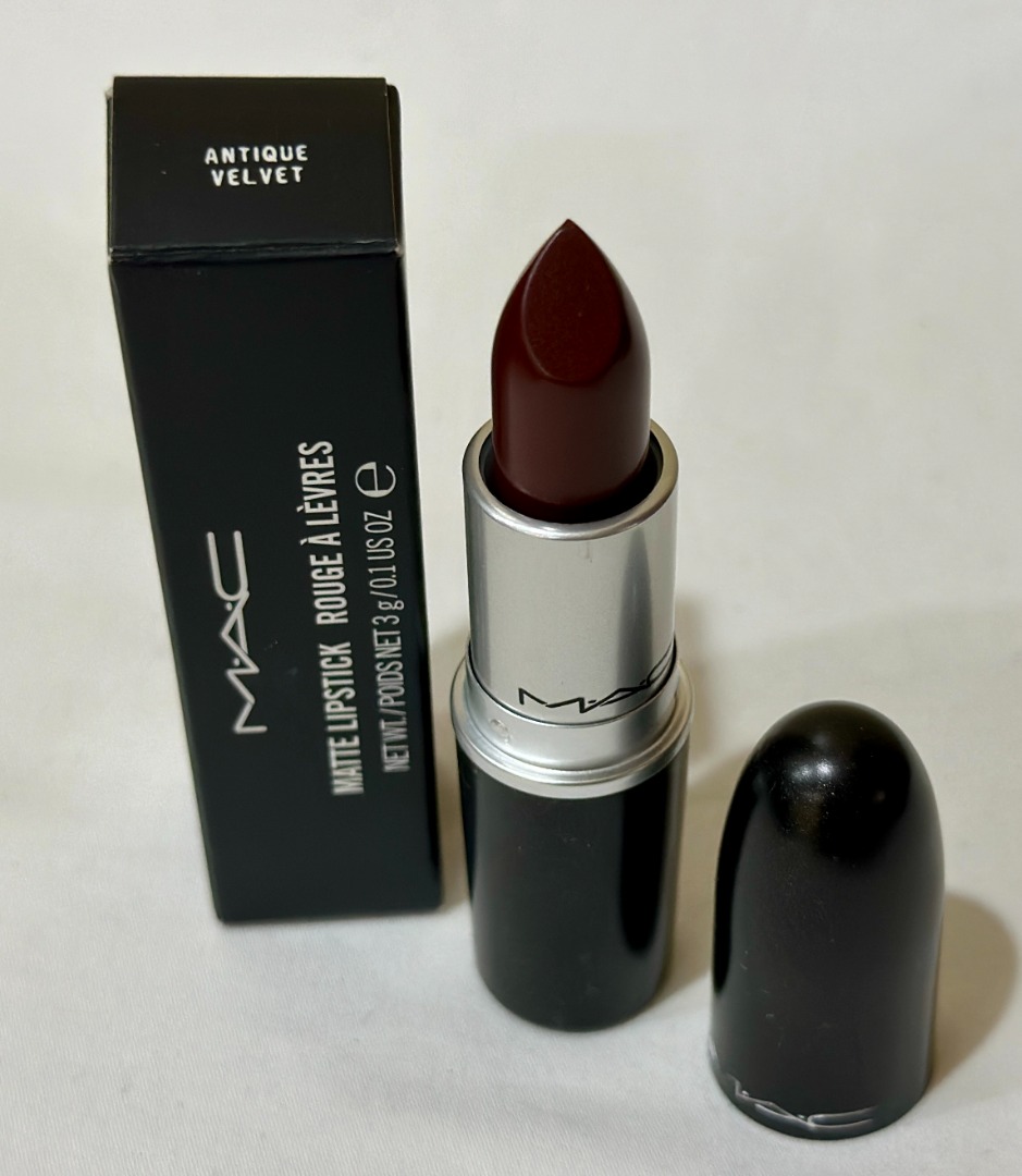 MAC COSMETICS MATTE LIPSTICK - ANTIQUE VELVET, Beauty & Personal