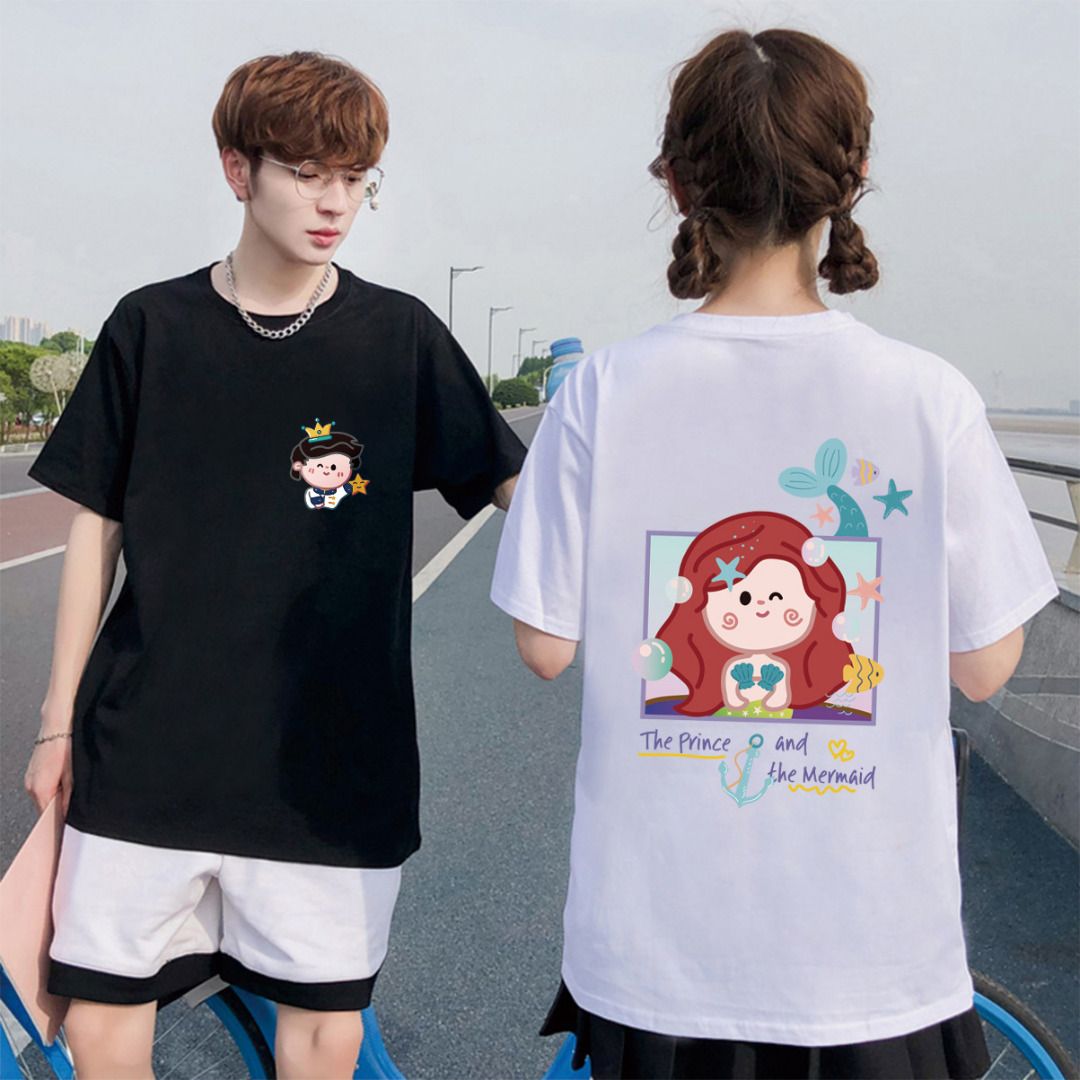 Little mermaid couple shirts outlet