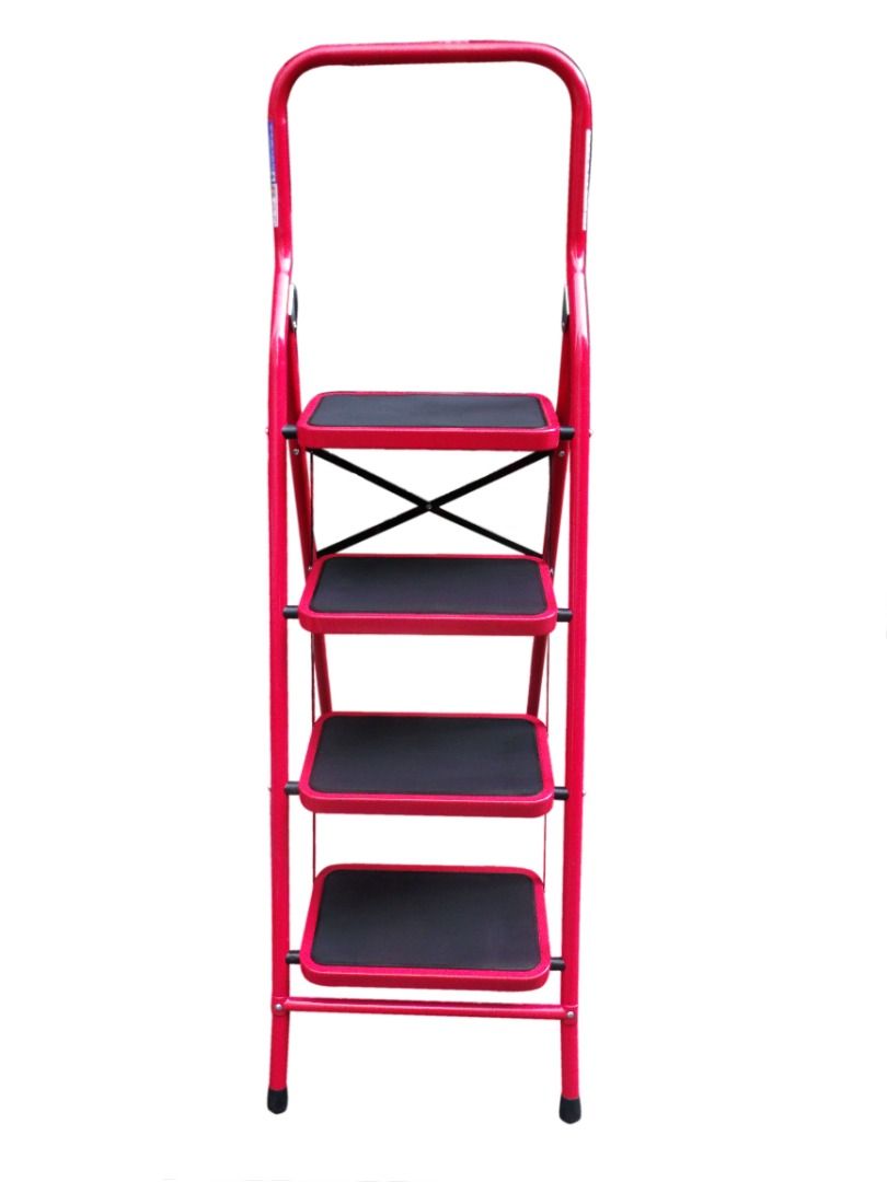 Miller Steel Step Stool Ladder 3 Steps / 4 Steps (Category: Ladders & Steps) located in Manila. Submitted by homecareph (Listing ID 1292488151, Image 3). Description: 08-27-2026 ✅For Sale!!! ✅Retail / Wholesale ✅MILLER STEEL STEP STOOL ✅AVAILABLE: ✅3 STEPS • Model: SSL-300-3 • Max. Capacity: 300 lbs (150kg) • Color: Red • Material: Steel • Size Open: 45L x60W x 127H cm • Size Fold: 45L x 10W x 127H cm • Weight: 7kgs ✅4 STEPS • Model : SSL-300-4 •