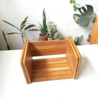 Multifunctional retractable wooden book holder organizer  rack shelf