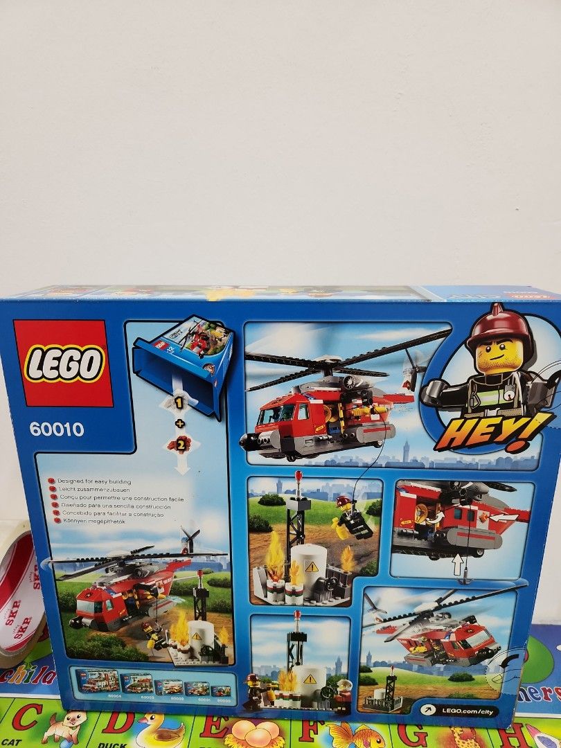 New lego city fire engine helicopter 60010, Hobbies Toys, Toys