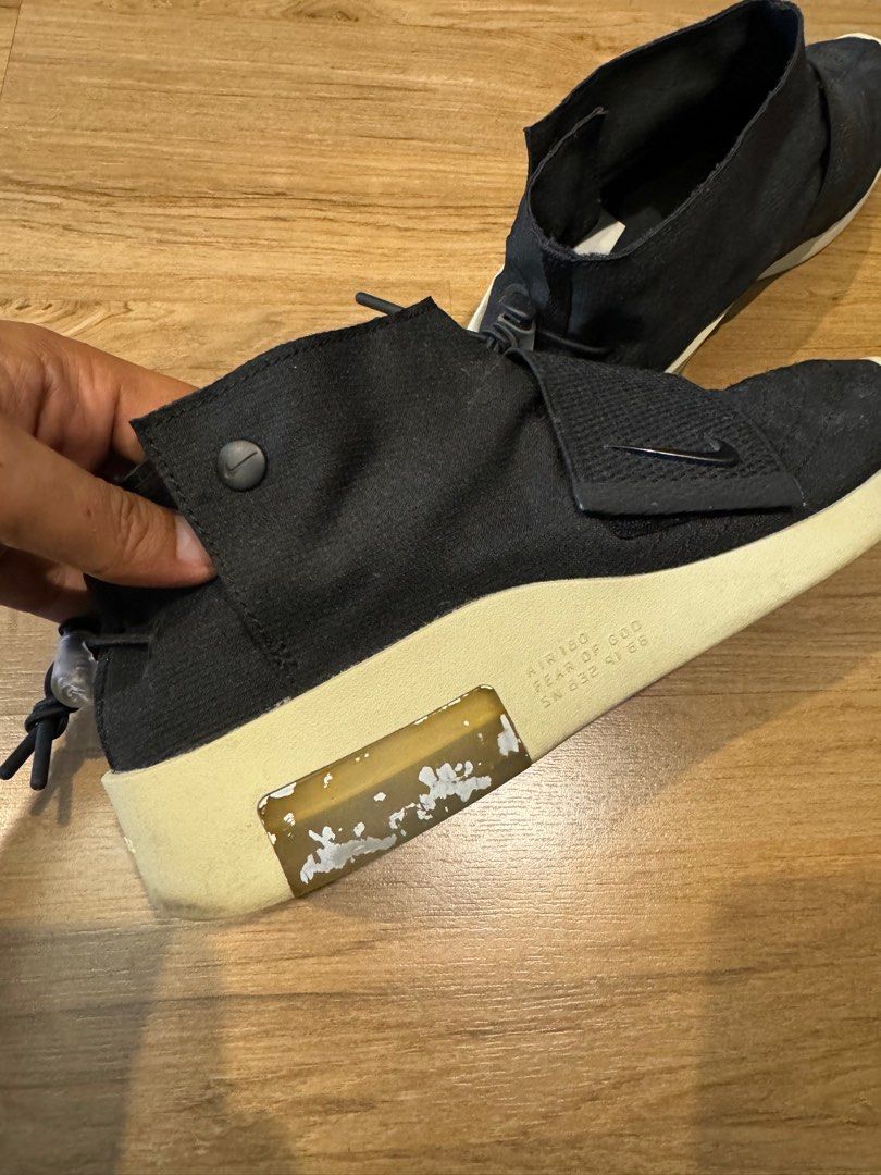 Fear of god x 'air 180 black best sale
