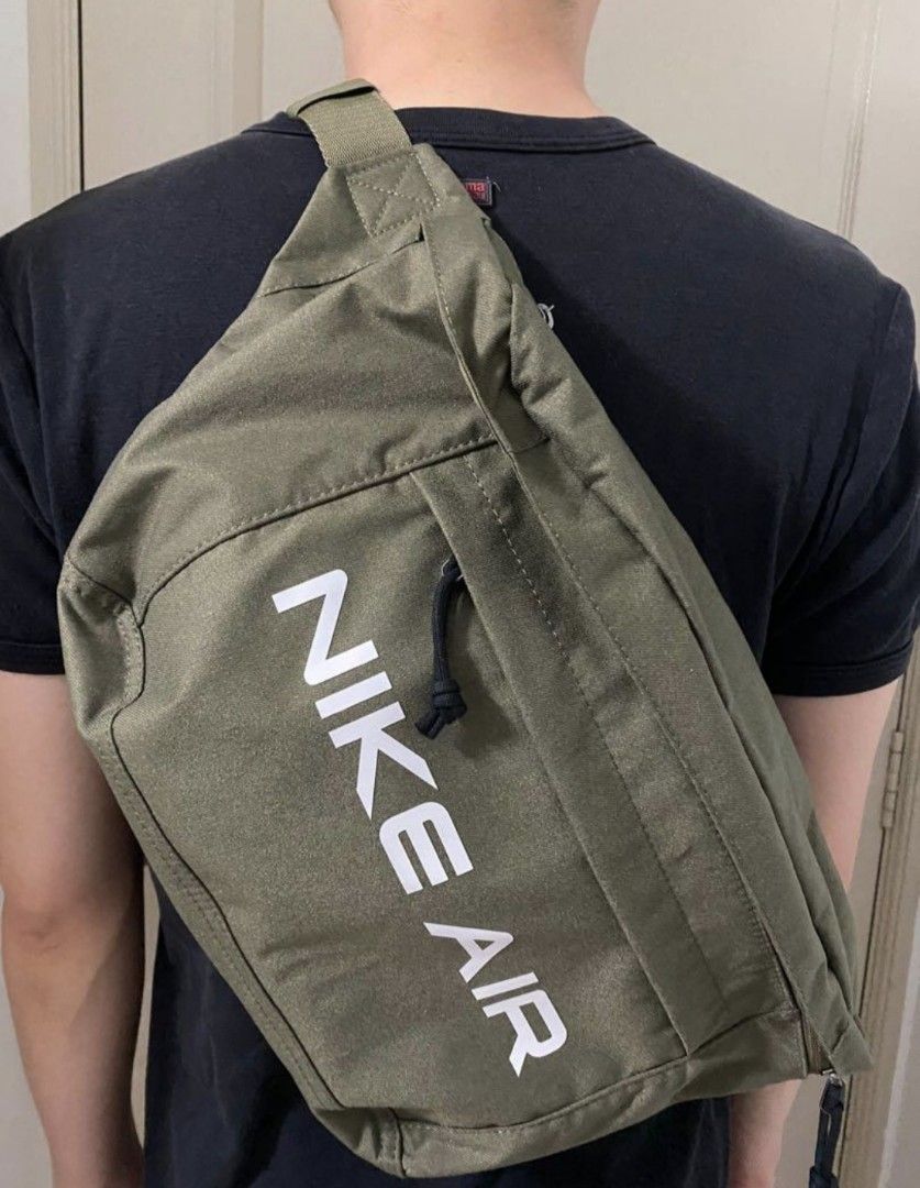 Nike Air Tech Hip Pack Army Olive Green Men s Fashion Bags Belt bags Clutches and Pouches on Carousell
