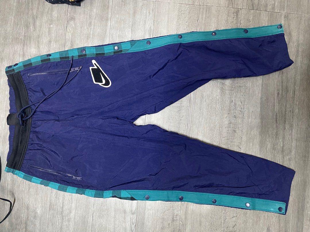 Nike Sportswear Mens Tear Away Pants Plaid Men s Fashion Bottoms