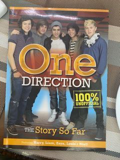ONE DIRECTION - THE STORY SO FAR - SOFT BACK GLOSSY BOOK - Used