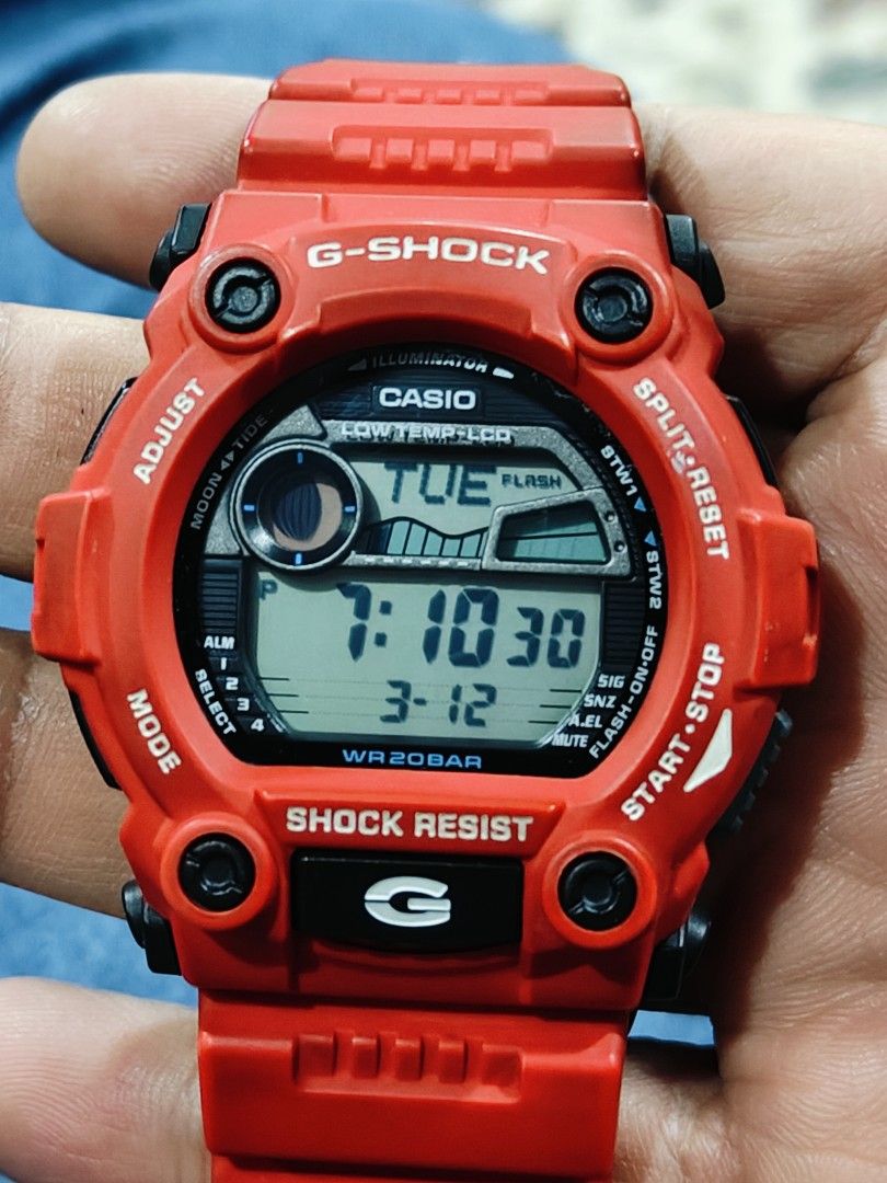 G shock clearance mat moto merah