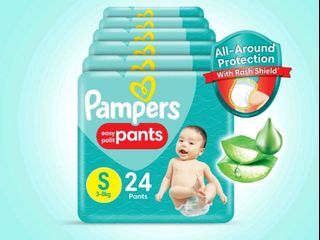 Pampers Pants Small 4 packs