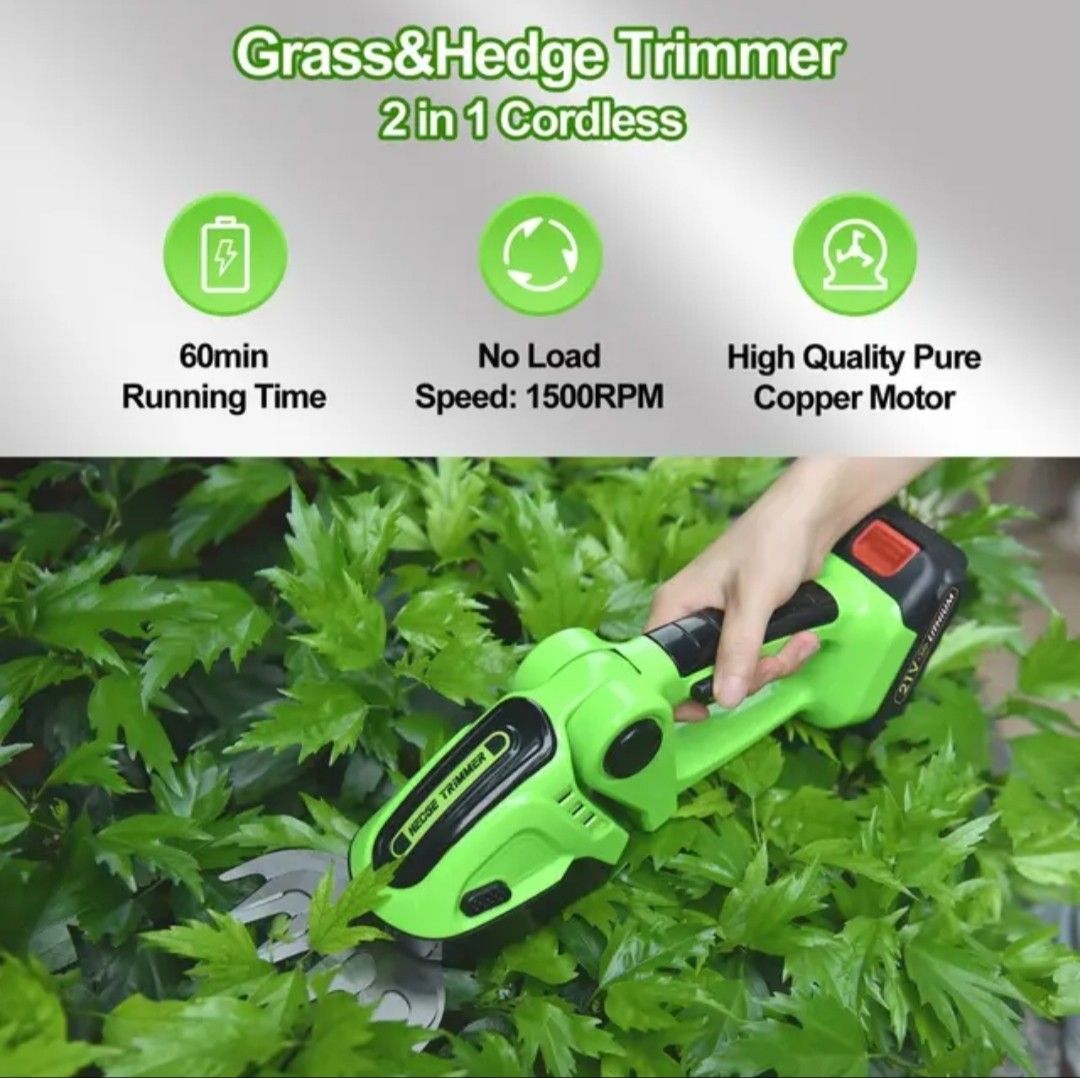 Portable grass + hedge cutter64884981687171110