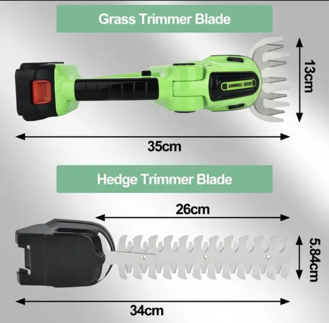 Portable grass + hedge cutter64884981687171111