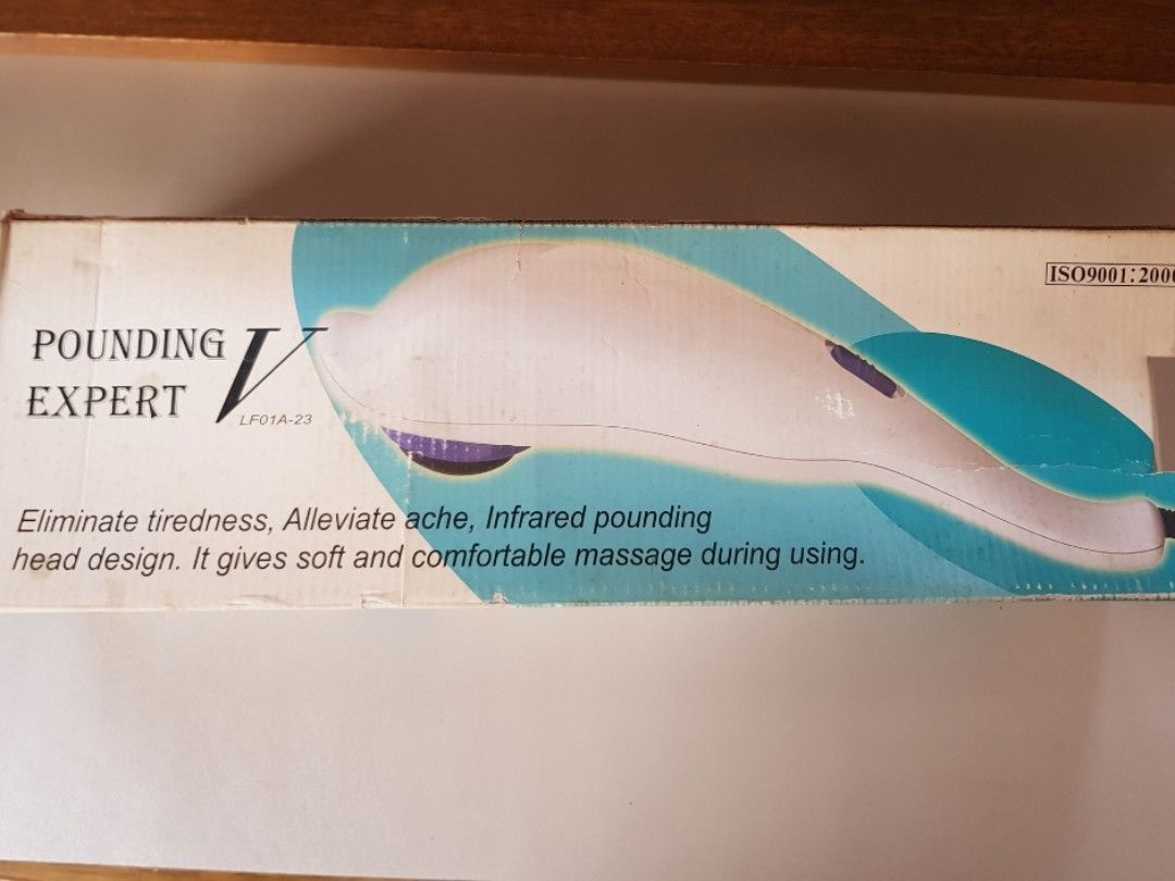 Pounding Expert Handheld Infrared Massager (Category: Massage Devices) located in Angeles City. Submitted by tan.sofiaa (Listing ID 1292583186, Image 1). Description: - Eliminate tiredness. Alleviate ache. Infrared head pounding design. It gives soft and comfortable massage during using (from box). - Tested working. - No warranty..