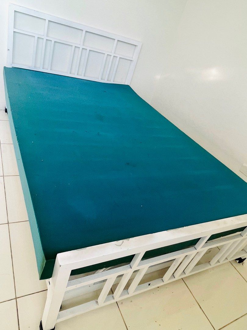 PULL OUT DOUBLE BED FRAME (Category: Bed Frames & Mattresses) located in Pasig City. Submitted by sm_thehouseoftrends. (Listing ID 1292574075, Image 3). Description: Pull out souble bed frame Well used Size: Top Bed Frame Double Pull out bed frame: Single Original price 15k Selling price: 5500 Rfs: Mag aabroad..