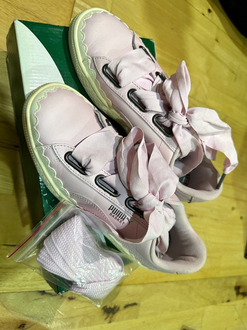 Puma basket heart scallop sneaker discount