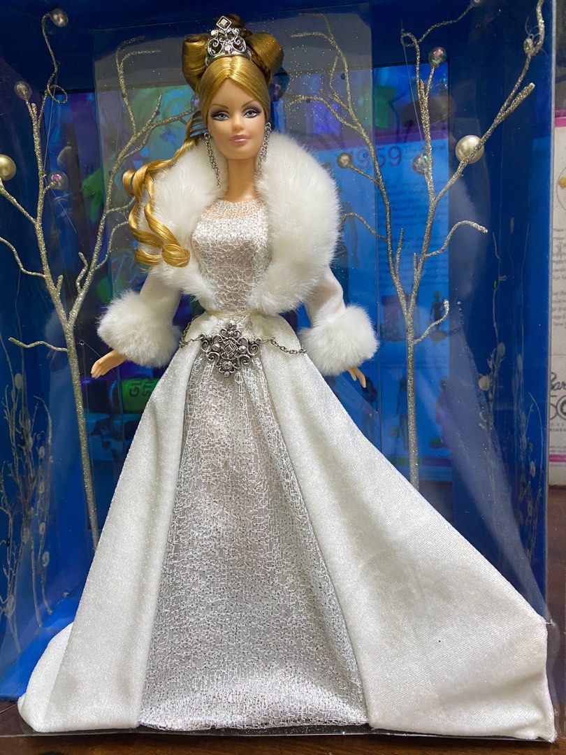 RARE Authentic Barbie Holiday Vision s Winter Fantasy Hobbies Toys Collectibles Memorabilia Vintage Collectibles on Carousell