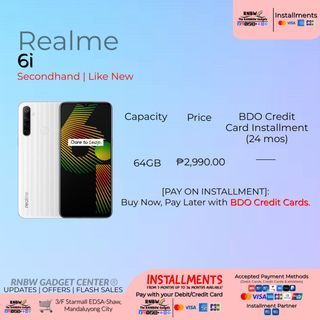 [NOT AVAILABLE] — Realme 6i (64GB)