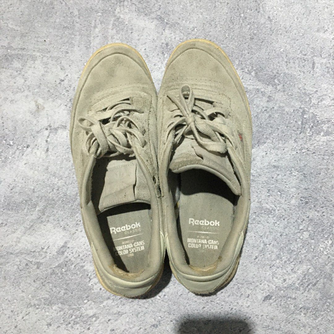 Reebok club c85 x montana cans