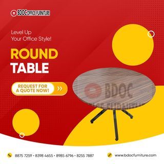 ROUND  TABLE \ DINING TABLE \ DINNER TABLE \ OFFICE PARTITIONS \ OFFICE FURNITURE