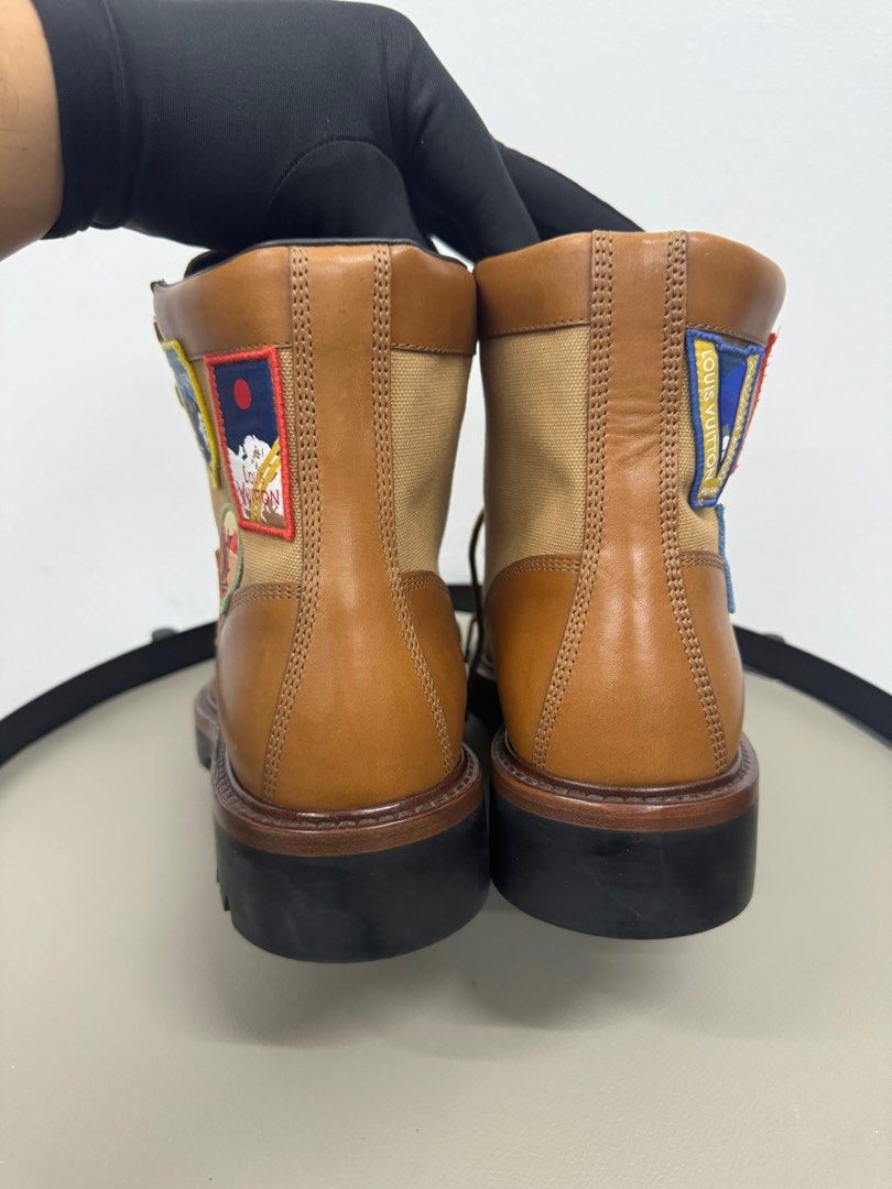 DISCOUNTED RTP 2 830 LOUIS VUITTON LV PATCH OBERKAMPF BOOTS
