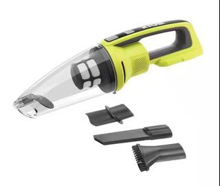 RYOBI PCL704B 18V Cordless Performance Hand Vacuum (Tool only - No battery & charger), 2X more suction power for rapid debris pick up, Sleek and ergonomic design, Versatile cleaning with included crevice tool and dust brush accessories, Brand new in box.