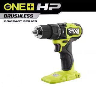 RYOBI PSBHM01B HP 18V Brushless Cordless Compact 1/2 in. Hammer Drill (Tool Only - No Battery & Charger), Compact 6.7 in. length, Brushless motor provides up to 400 in./lbs. of torque, Versatile drilling through concrete, brick, block, Brand new in box.