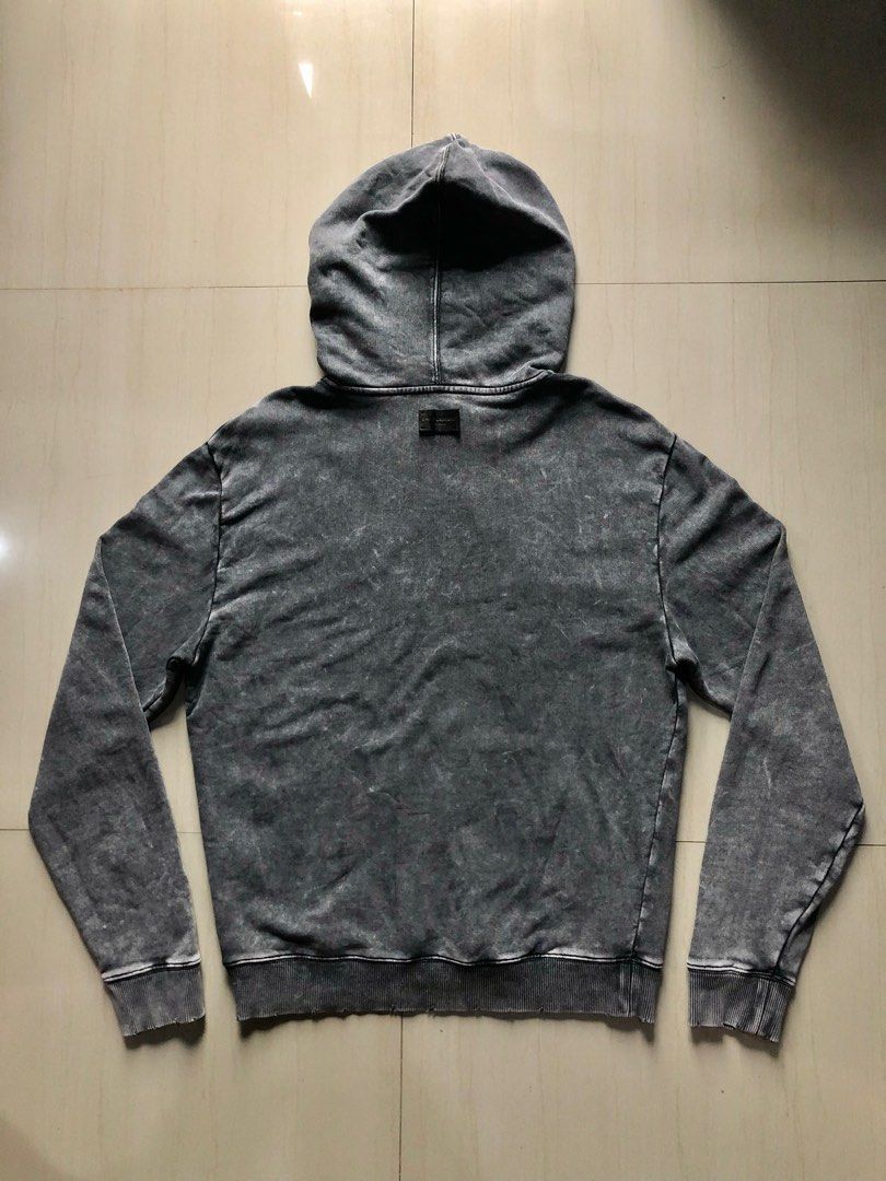 Saint Laurent Tie Dye Cord Distressed Washed Hoodie