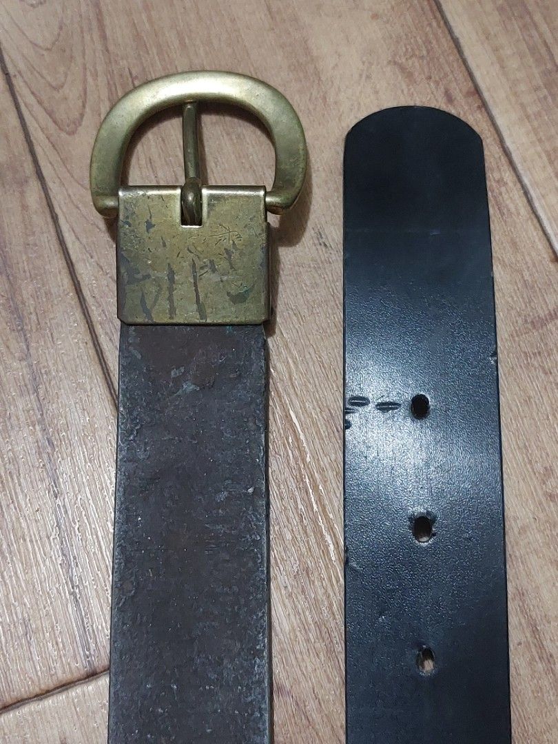 SALE! 200 G3 LEATHER BELT (Category: Belts) located in Muntinlupa City. Submitted by sakurambo_des (Listing ID 1292555367, Image 3). Description: SALE 200 LEATHER BELT FOR MEN BRASS BUCKLE SIZE 31-36 APPROX.MEASURE.