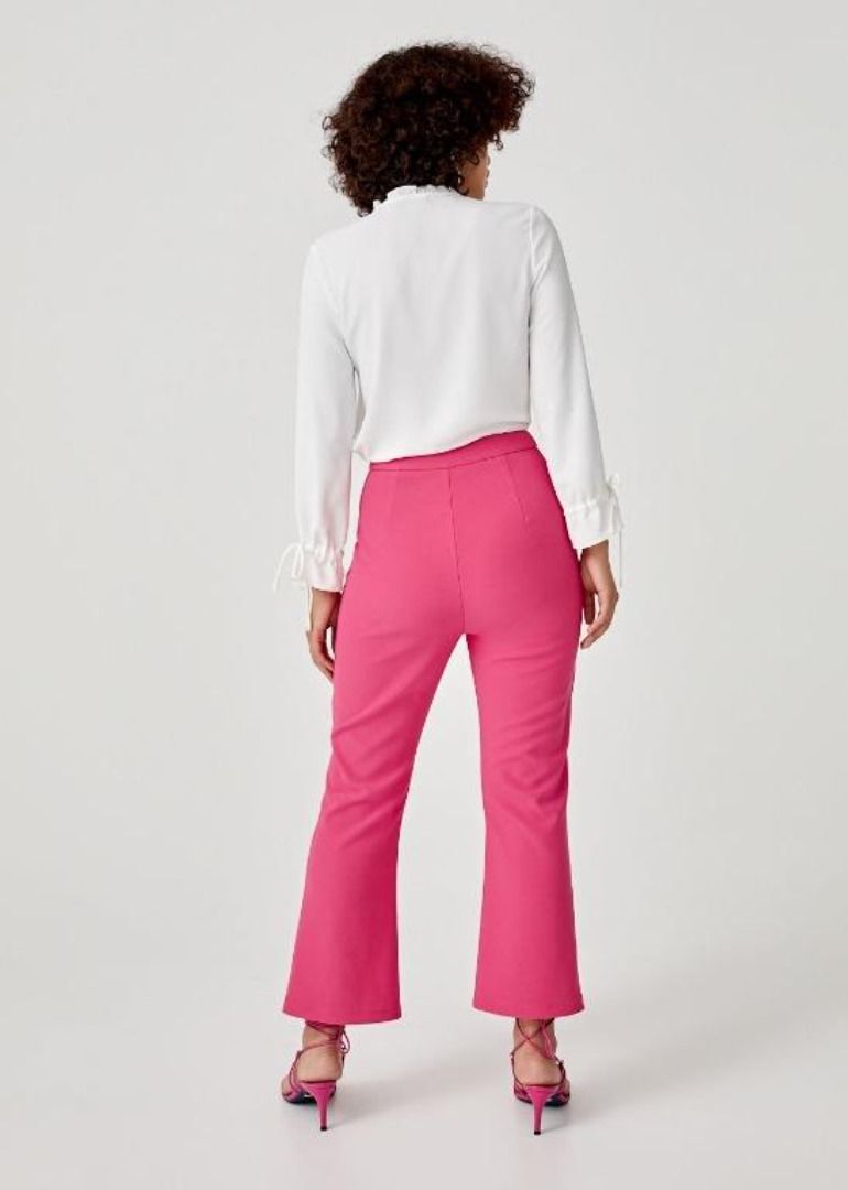 Violeta Cotton Kick Flare Pants