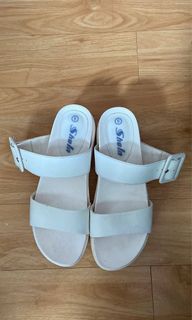 Shein White chunky sandals