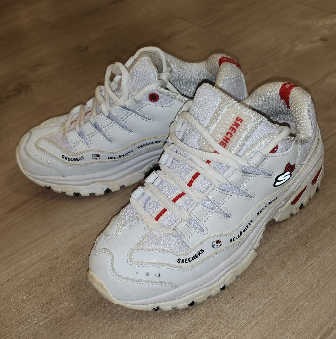 Skechers hello kitty white sneaker sneakers energy, Women's