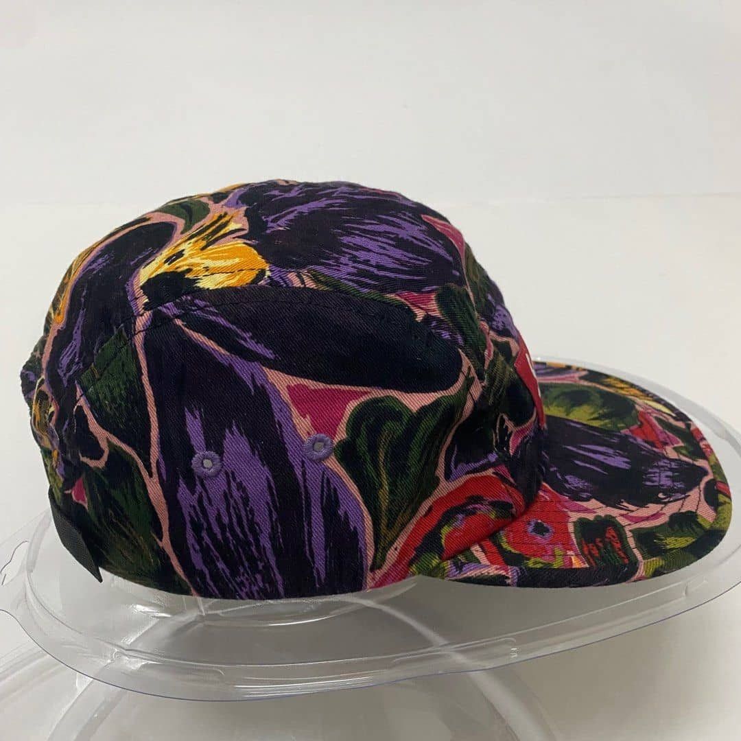 Supreme painted floral camp cap sales