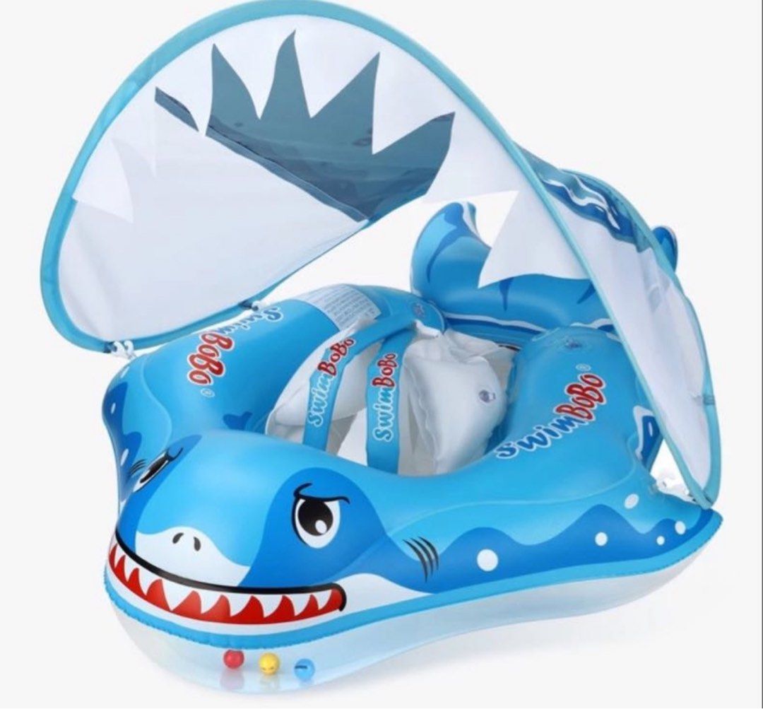 Swimming float (Category: Infant Playtime) located in Singapore. Submitted by anyhowbuy111 (Listing ID 1292471782, Image 1). Description: Lightly used infant swim float with shade. Very cute and safe. Selling at half price.